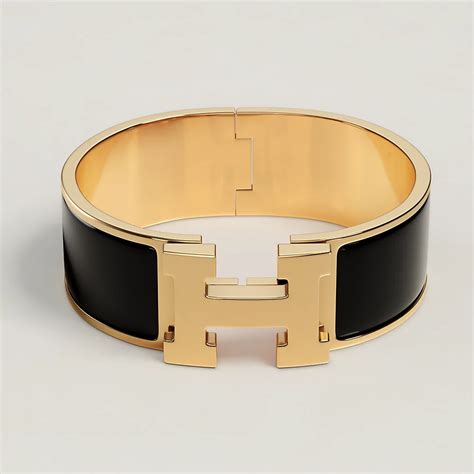 hermes clic clac h bracelet gold|hermes click clack bracelet price.